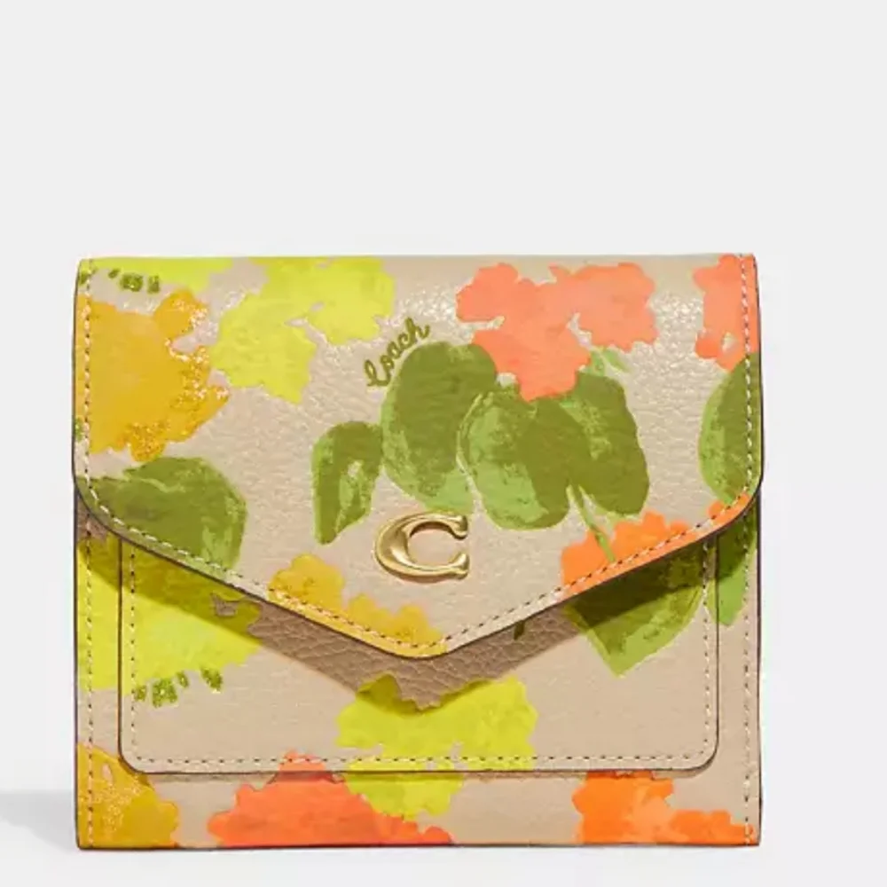 🆕Coach Floral Wallet - Picture 1 of 4